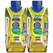 Bioralsuero plus vitamina d  2 envases 330 ml sabor limon