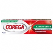 Corega crema extra fuerte adhesivo protesis dental 1 tubo 40 g sabor menta - adhesivo protesis denta