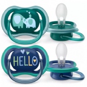 Chupete silicona - philips avent ultra air (+ 18 meses 2 unidades niño)