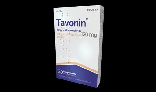 TAVONIN 120 MG COMPRIMIDOS RECUBIERTOS CON PELICULA , 30 comprimidos