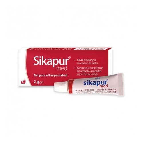 Sikapur med gel para herpes labial  1 envase 2 g