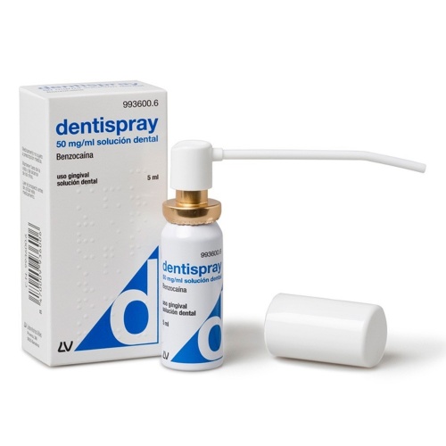 DENTISPRAY 50 mg/ml  SOLUCION DENTAL , 1 frasco de 5 ml