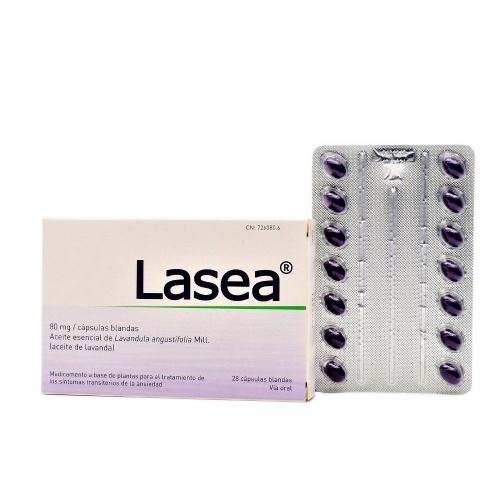 LASEA 80 MG CAPSULAS BLANDAS, 28 cápsulas