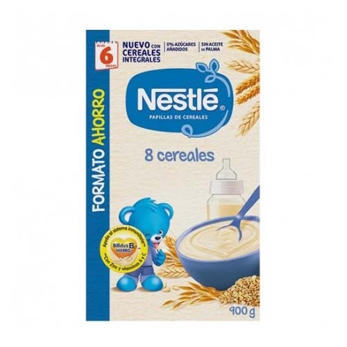 Nestle papilla 8 cereales  1 envase 725 g