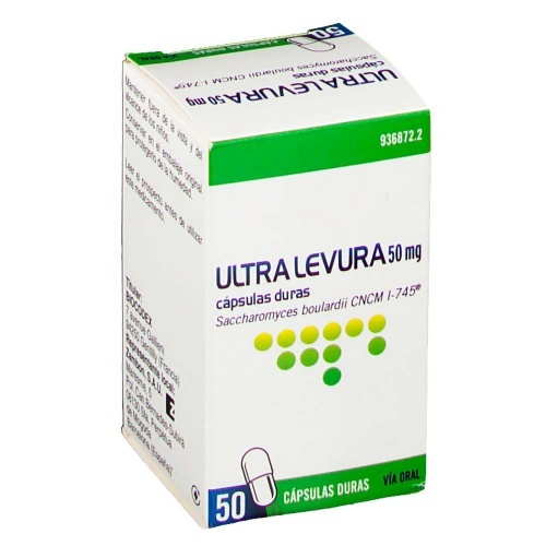 ULTRA-LEVURA 50 mg CAPSULAS DURAS , 50 cápsulas