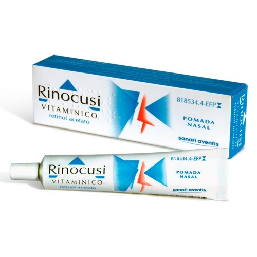 RINOCUSI VITAMÍNICO 12.500 UI/g POMADA NASAL, 1 tubo de 10 g