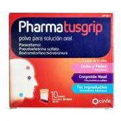 PHARMATUSGRIP POLVO PARA SOLUCION ORAL , 10 sobres