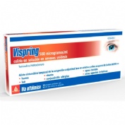 VISPRING 500 microgramos/ml COLIRIO EN SOLUCION EN ENVASE UNIDOSIS, 10 envases unidosis de 0,5 ml